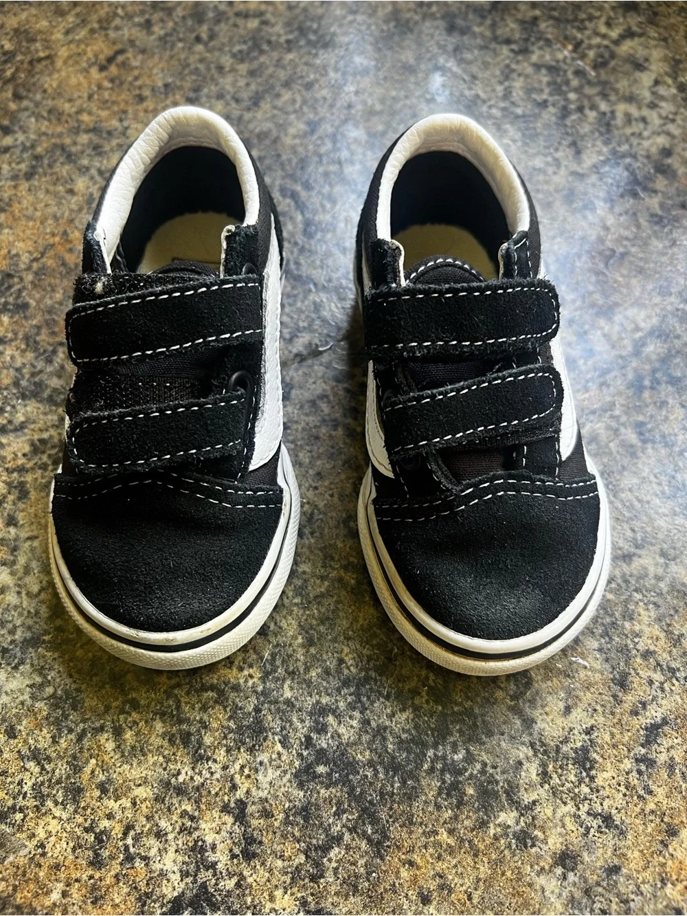 Kids Black and White Vans
